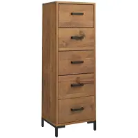 vidaXL Ladekast 42x35x110 cm massief grenenhout