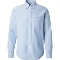 Tommy Hilfiger overhemd effen blauw button-down