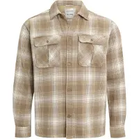 Only & Sons Overhemd 'ONSCedric' lichtbeige / donkerbeige / wit