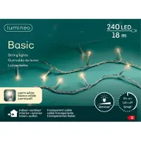 Kaemingk LED ricelights buiten 18 m-240L transparant warm wit