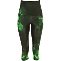 Winshape Sportbroek 'HWL202' lichtgroen / donkergroen / wit