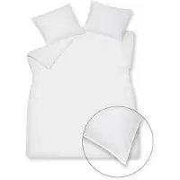 Vandyck Dekbedovertrek Washed Cotton White Katoen-200 x 200 / 220 cm | 2-Persoons