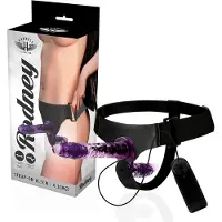 Harness attraction | + Rodney Double Purple Vibrator 18 X 3.5cm | Sex Toy for Woman | Vibrator