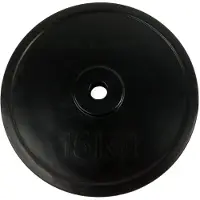 Tunturi Halterschijf - Halter gewichten - 1x 15 kg - 30mm - Rubber - Incl. gratis fitness app