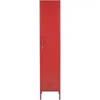 Beliani FROME - Kantoorkast - Rood - Staal