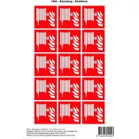 Stickerkoning Pictogram sticker F002 - Blusslang - 50x50mm - 15 stickers op 1 vel