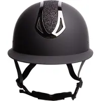 Jansen - Veiligheidscap Pro F1 Mat Sparkle - Zwart - S (52-54cm)