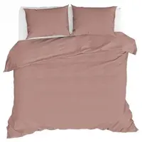 Fonq Fresh Dekbedovertrek Dusty Pink-240 x 200 / 220 cm | Lits-Jumeaux