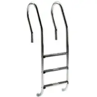 AstralPool Mixto Aisi304 Pool Ladder 5 Steps Zilver