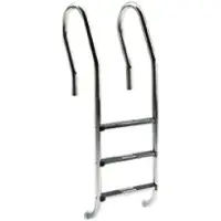 AstralPool Mixto Aisi304 Pool Ladder 2 Steps Zilver