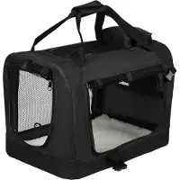 OEM Hondenbed met kussen - Zwart - 49,5 x 34,5 x 35 cm
