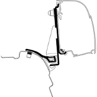 Thule VW T5/T6 Minivan Reimo Multi Rail LWB Adapter 4200