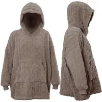 Unique living - Oversized Hoodie Pleun - Taupe - 70x50x87 - one size