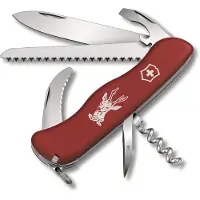 Victorinox Hunter Red Zwitsers Zakmes - 12 Functies - Rood