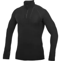 Woolpower Skipully Unisex Zip Turtleneck Lite Black-XL