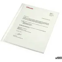 Esselte Reinforced Recycle Copysafe Pp A4 100 Microns Plastic Cover 100 Units Transparant Kinderen