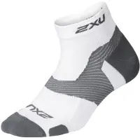 2XU Vector Light Cushion 1/4 Crew Socks Wit EU 46 1/2-48 1/2 Man