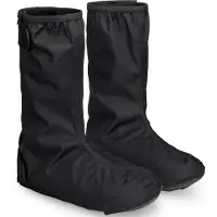 Gripgrab - DryFoot 2 Waterproof Everyday Regen Fiets Overschoenen Waterdichte Fietsoverschoenen Schoenovertrekken - Zwart - Maat XS (36/37)