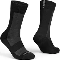 Gripgrab - Alpine Merino High Cut Winter Fietssokken Extra Hoog - Zwart - Unisex - Maat S