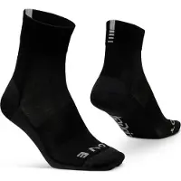 Gripgrab - Merino Lightweight SL Zomer Fietssokken Sport Sokken Wielersokken met Merino Wol - Zwart - Unisex - Maat S (38-41)