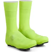 Gripgrab - Flandrien Knitted Waterproof Wielren Overschoenen Waterdichte Gebreide Race Fiets Overschoenen - Unisex - Geel Hi-Vis - Maat S (36-38)