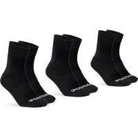 Gripgrab - Lightweight SL 3PACK Performance Zomer Fietssokken 3 Paar Coolmax Wielersport Sokken Regular Cut - Zwart - Unisex