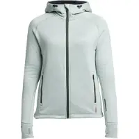 Tenson Trui Tenson Women TXLite Hoodie zip Grey Green-L