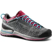 La Sportiva TX2 Evo Leather, damesmodel, van Approach Footwear, maat 40, kleur: Carbon/Red Plum (grijs) -
