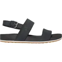 Timberland Women Malibu Waves 2Band Sandal Black Nubuck-Schoenmaat 36