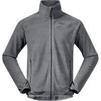 Bergans Vest Men Hareid Fleece NoHood Aluminium-XL
