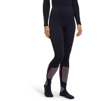 Falke Warm Long Tights sneldrogend functioneel lang functioneel ondergoed dames zwart - maat M
