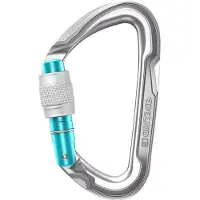 Edelrid Pure Screw Karabijnhaak, unisex, zilver