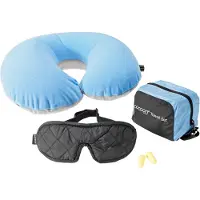 Cocoon - Travelset Ultralight - Kussen 11 x 10 x 8 cm, blauw