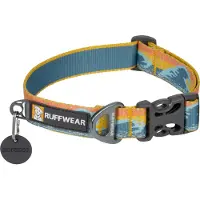Ruffwear - Crag Collar - Hondenhalsband 28-36 cm, rising wave