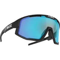 Bliz - Zonnebrillen - Fusion Matt Black Smoke W Blue Multi voor Unisex - Zwart
