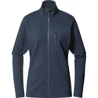 Haglöfs - Women's Rosson Mid Jacket - Fleecevest L, blauw