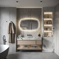HiPP Spiegel design phantom 007 met verlichting incl. Spiegelverwarming