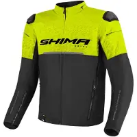SHIMA Drift Zwart Geel Textiele Motorjas Maat S