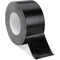 Nichiban Gaffa tape - NT1200 - Zwart - 50mm x 50 meter - Linnen - Geen lijmresten
