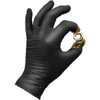 Gripp-it Nitril handschoenen XL - Zwart - Touchscreen vriendelijk - Chemische bescherming - Dispenserdoos 50 stuks