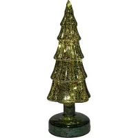 Anna's Collection Decoratieboom Daron Groen Met Verlichting D 9,5 H 27,5 Cm
