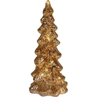 Anna's Collection Decoratieboom Daron Goud Met Verlichting D 11 H 25 Cm