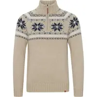 11 Project Trui 'Tim' beige / blauw / wit