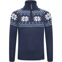 11 Project Trui 'Tim' blauw / bruin / oranje / wit