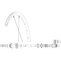 Mavic Rear Ksyrium S Disc Racefietsvelg
