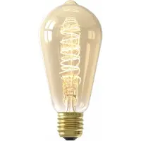 Calex Lamp rustiek goud 3-step dimming