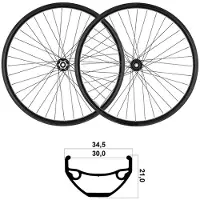 Mvtek 27.5´´ Tubeless Mtb Wielset