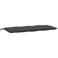 vidaXL Tuinbankkussen 120x50x7 cm stof gemêleerd antracietkleurig