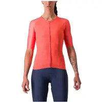 Castelli Aero Pro 7.0 Damestrui met Korte Mouw Roze || Maat: XL
