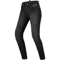 SHIMA Jess Dames Zwart Motor Jeans Maat W24/L34